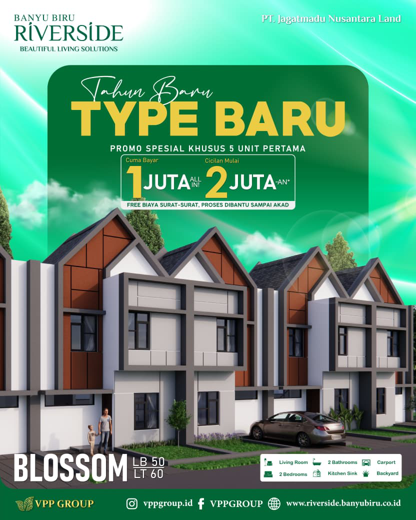Banyu Biru Riverside House